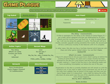 Tablet Screenshot of gameplague.com